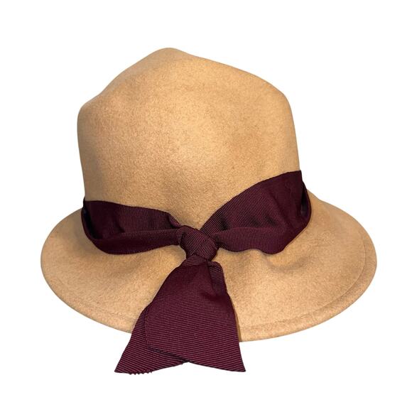 John C Callanan LEGACY European Designer American Style Caramel100% Wool Fedora - Picture 1 of 12